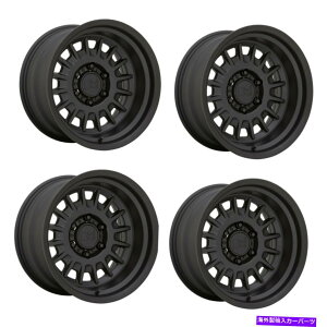 zC[@4{Zbg Zbg4 16 "ubNTCA\}bgubN16x8 6x5.5zC[-25mmtggbN Set 4 16" Black Rhino Aliso Matte Black 16x8 6x5.5 Wheels -25mm Lifted Truck Rim