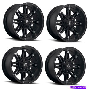 �z�C�[���@4�{�Z�b�g �Z�b�g4 18 �R��1PC D531�l���}�b�g�u���b�N18x9 8x6.5�z�C�[��20mm�g���b�N���� Set 4 18 Fuel 1PC D531 Hostage Matte Black 18x9 8x6.5 Wheels 20mm Truck Rims�y���s�A���i�z