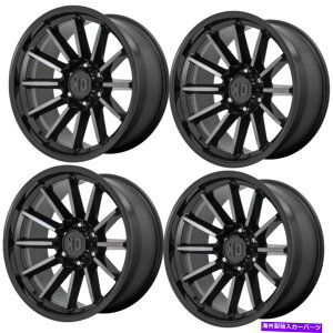 �z�C�[���@4�{�Z�b�g �Z�b�g4 22 XD XD855 Luxe Gloss Black MachinedW Gray Tint 22x10 5x5.5�z�C�[��-18mm Set 4 22 XD XD855 Luxe Gloss Black Machined w Gray Tint 22x10 5X5.5 Wheel -18mm�y���s�A���i�z