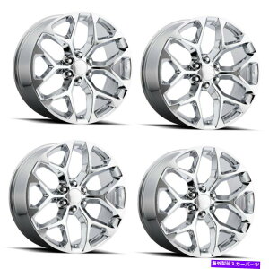 ホイール 4本セット セット4 20 "OE Creations PR176 Chrome 20x9 6x5.5ホイール24mmトラックSUVリム Set 4 20" OE Creations PR176 Chrome 20x9 6x5.5 Wheels 24mm Truck SUV Rim