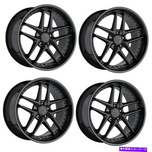 �z�C�[���@4�{�Z�b�g �Z�b�g4 19 TSW PREMIO MATTE BLACK GLOSS BLACK LIP 19x9.5 5x112�z�C�[��40mm���� Set 4 19 TSW Premio Matte Black Gloss Black Lip 19x9.5 5x112 Wheels 40mm Rims�y���s�A���i�z