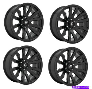zC[@4{Zbg Zbg4 17 "RD675ubc17x9OXubN6x5.5zC[-12mmtggbN Set 4 17" Fuel D675 Blitz 17x9 Gloss Black 6x5.5 Wheels -12mm Lifted Truck Rims