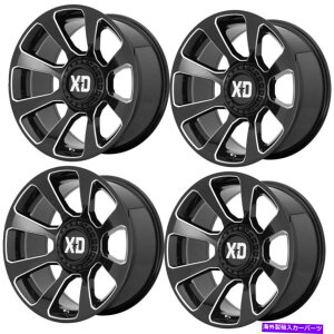 �z�C�[���@4�{�Z�b�g �Z�b�g4 20 XD XD854���q�F20x9����u���b�N�~�����O5x5.5/150�z�C�[��0mm���� Set 4 20 XD XD854 Reactor 20x9 Gloss Black Milled 5X5.5/150 Wheels 0mm Rims�y���s�A���i�z