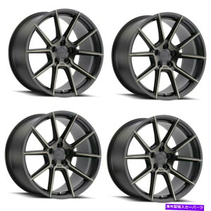 zC[@4{Zbg Zbg4 18 "TSWNm}bgubN@BHtFCX_[Nsg18x9.5 5x120 39mm Set 4 18" TSW Chrono Matte Black Machined Face Dark Tint 18x9.5 5x120 39mm Rims