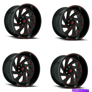 zC[@4{Zbg Zbg4 20 "RD638 Vortex 20x12ubNbhF6x135zC[-44mmgbN Set 4 20" Fuel D638 Vortex 20x12 Black Red Tint 6x135 Wheels -44mm Truck Rims