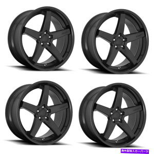 zC[@4{Zbg Zbg4 22 "ATeBubNabl31KTeubNOXubNbv22x9 5x115 15mm Set 4 22" Asanti Black ABL31 Regal Satin Black Gloss Black Lip 22x9 5x115 15mm