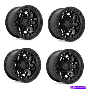�z�C�[���@4�{�Z�b�g �Z�b�g4 17 �R��1PC D786���j�b�g�u���b�N�}�b�g�u���b�N�����O17x9 6x135�z�C�[��-12mm���� Set 4 17 Fuel 1PC D786 Unit Black Matte Black Ring 17x9 6x135 Wheels -12mm Rims�y���s�A���i�z