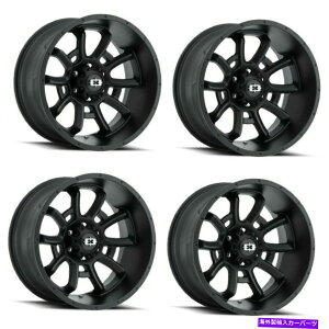 zC[@4{Zbg Zbg4 20 "rWIt[h415eTeubNzC[20x10 6x135-25mm Set 4 20" Vision Off-Road 415 Bomb Satin Black Wheels 20x10 6x135 Rims -25mm