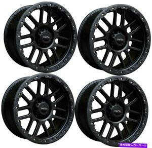zC[@4{Zbg Zbg4 20 "rWIt[h111lVX}bgubNzC[20x9 8x6.512mm Set 4 20" Vision Off-Road 111 Nemesis Matte Black Wheels 20x9 8x6.5 Rims 12mm