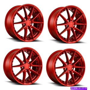 �z�C�[���@4�{�Z�b�g �Z�b�g4 19 �j�b�`1PC M213�Z�N�^�[�L�����f�B���b�h19x9.5 5x112�z�C�[��48mm���� Set 4 19 Niche 1PC M213 SECTOR CANDY RED 19x9.5 5X112 Wheels 48mm Rim�y���s�A���i�z
