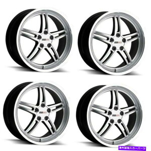 zC[@4{Zbg Zbg4 20 "NCXR[sI20x10.5nCp[Vo[W/~[Jbgbv5x120.65 65mm Set 4 20" Cray Scorpion 20x10.5 Hyper Silver w/ Mirror Cut Lip 5x120.65 65mm Rim