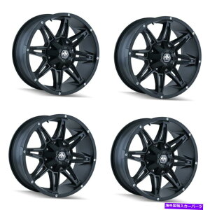 zC[@4{Zbg Zbg4 20 "Cwp[W}bgubNzC[20x9 6x135 6x5.5gbNSUV11mm Set 4 20" Mayhem Rampage Matte Black Wheels 20x9 6x135 6x5.5 Truck SUV Rims 11mm