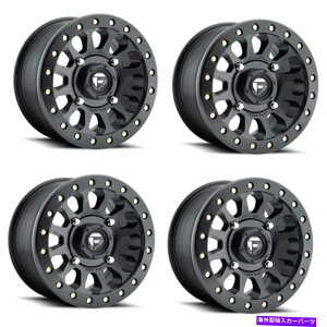 zC[@4{Zbg Zbg4 15 "Fuel UTV D920 VectorBL-It[ĥ݃}bgubN15x7 4x137 38mm Set 4 15" Fuel UTV D920 Vector BL - Off Road Only Matte Black 15x7 4x137 38mm