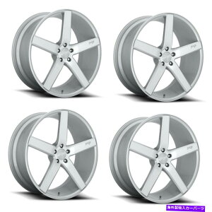 �z�C�[���@4�{�Z�b�g �Z�b�g4 19 �j�b�`1PC M146�G�b�Z���O���X�V���o�[�@�B���H19x8.5 5x112�z�C�[��42mm RI Set 4 19 Niche 1PC M146 ESSEN GLOSS SILVER MACHINED 19x8.5 5X112 Wheels 42mm Ri�y���s�A���i�z
