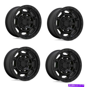 zC[@4{Zbg Zbg4 17 "ubNTCR{C}bgubN17x8.5 6x5.5zC[-10mmtggbN Set 4 17" Black Rhino Convoy Matte Black 17x8.5 6x5.5 Wheels -10mm Lifted Truck