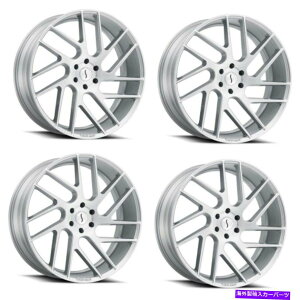 zC[@4{Zbg Zbg4 20 "Xe[^XWK[m[g20x9Vo[W/uVttFCX6x5.5zC[5mm Set 4 20" Status Juggernaut 20x9 Silver w/ Brushed Face 6x5.5 Wheels 5mm Rims