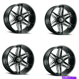 ホイール 4本セット セット4 20 "Vision 363 Razor Gloss Black Milled Spoke Wheels20x10 6x135 RIM -25mm Set 4 20" Vision 363 Razor Gloss Black Milled Spoke Wheels 20x10 6x135 Rim -25mm