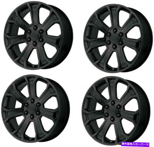 ホイール 4本セット セット4 20 "OE Creations PR166 GLOSS BLACK 20x9 6x5.5ホイール24mmトラックSUVリム Set 4 20" OE Creations PR166 Gloss Black 20x9 6x5.5 Wheels 24mm Truck SUV Rim