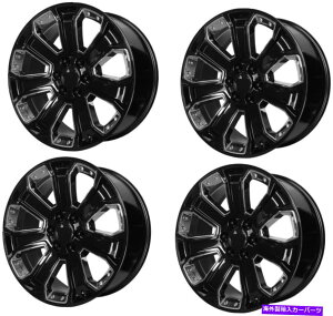 zC[@4{Zbg Zbg4 20 "OE쐬PR113 20x9OXuNNANZg6c5.5zC[24mm Set 4 20" OE Creation PR113 20x9 Gloss Blk Chrome Accent 6c5.5 Wheels 24mm Rims