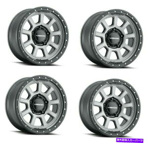 zC[@4{Zbg Zbg4 20 "rWIt[h350 OJOSTeO[zC[20x9 5x5.5gbN12mm Set 4 20" Vision Off-Road 350 Ojos Satin Grey Wheels 20x9 5x5.5 Truck Rims 12mm