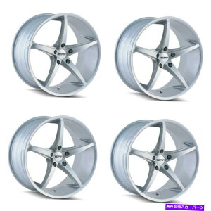 zC[@4{Zbg Zbg4 20 "c[TR70Vo[~OX|[NzC[20x8.5 5x12020mm Set 4 20" Touren TR70 Silver Milled Spokes Wheels 20x8.5 5x120 Rims 20mm
