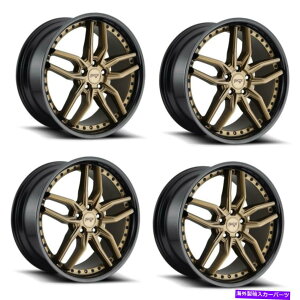 zC[@4{Zbg Zbg4 19 "jb`M195gX19x9.5}bguYubNr[Y5x4.5zC[35mm Set 4 19" Niche M195 Methos 19x9.5 Matte Bronze Black Bead 5X4.5 Wheels 35mm Rim