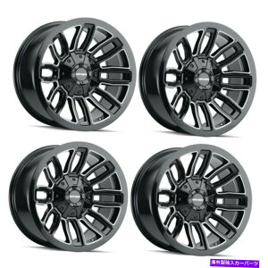 zC[@4{Zbg Zbg4 20 "CwfRCubNW/~hX|[NzC[20x9 8x180gbN18mm Set 4 20" Mayhem Decoy Black W/Milled Spokes Wheels 20x9 8x180 Truck Rims 18mm