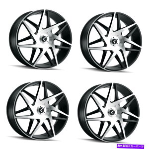 zC[@4{Zbg Zbg4 22 "Kraze Phase Black/@BHzC[22x8.5 5x115/5x120 Rims 38mm Set 4 22" Kraze Phase Black/Machined Wheels 22x8.5 5x115/5x120 Rims 38mm