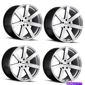 ホイール　4本セット セット4 19 "TSWバルド19x9.5ハイパーシルバー5x4.5ホイール20mmジープフォードリム Set 4 19" TSW Bardo 19x9.5 Hyper Silver 5x4.5 Wheels 20mm For Jeep Ford Rims