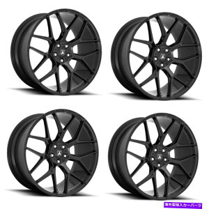 ホイール 4本セット セット4 20 "アサンティブラックABL-27ダイナスティグロスブラック20x9 5x4.5ホイール35mmリム Set 4 20" Asanti Black ABL-27 Dynasty Gloss Black 20x9 5x4.5 Wheels 35mm Rims