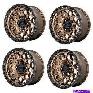 �z�C�[���@4�{�Z�b�g �Z�b�g4 17 kmc km545�g���b�L���O�}�b�g�u�����Y�ƍ����O17x9 5x5.0�z�C�[��18mm���� Set 4 17 KMC KM545 TREK Matte Bronze With Black Lip 17x9 5X5.0 Wheels 18mm Rim�y���s�A���i�z