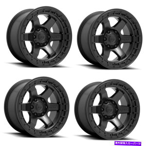 �z�C�[���@4�{�Z�b�g �Z�b�g4 17 �R���u���b�ND750�}�b�g�u���b�N�z�C�[��17x9 6x5.5 1mm 6���O�g���b�N���� Set 4 17 Fuel Block D750 Matte Black Wheels 17x9 6x5.5 1mm 6 Lug Truck Rims�y���s�A���i�z