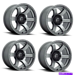 �z�C�[���@4�{�Z�b�g �Z�b�g4 18 �R��1PC D767���b�V���}�b�g�K�����^��18x9 6x135�z�C�[��20mm���� Set 4 18 Fuel 1PC D767 Rush Matte Gun Metal 18x9 6X135 Wheels 20mm Rim�y���s�A���i�z