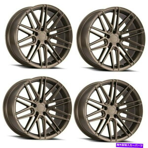 ホイール 4本セット セット4 20 "TSWペスカラ20x10ブロンズ5x4.5ホイール25mmトラックSUVリム Set 4 20" TSW Pescara 20x10 Bronze 5x4.5 Wheels 25mm Truck SUV Rims