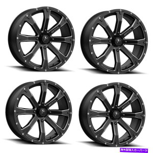 zC[@4{Zbg Zbg4 20 "MSAIt[hzC[YM42oEeBTeubN~O20x7 4x156zC[10 Set 4 20" MSA Offroad Wheelss M42 BOUNTY Satin Black Milled 20x7 4X156 Wheels 10