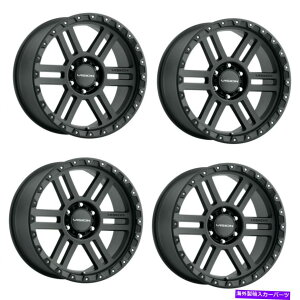 zC[@4{Zbg Zbg4 18 "rWIt[h354}N2TeubNzC[18x9 8x170-12mm Set 4 18" Vision Off-Road 354 Manx 2 Satin Black Wheels 18x9 8x170 Rims -12mm