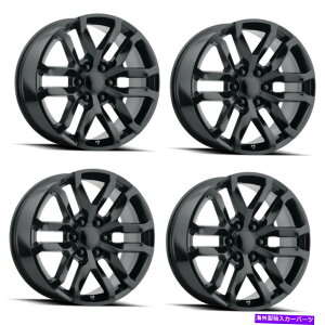 ホイール 4本セット セット4 20 "OE Creations PR196サテンブラック20x9 6x5.5ホイール24mmトラックSUVリム Set 4 20" OE Creations PR196 Satin Black 20x9 6x5.5 Wheels 24mm Truck SUV Rims