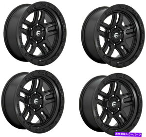 �z�C�[���@4�{�Z�b�g �Z�b�g4 18 �R��D700�e��18x9�}�b�g�u���b�N5x5�z�C�[�� +1mm���t�g�W�[�v�g���b�N���� Set 4 18 Fuel D700 Ammo 18x9 Matte Black 5x5 Wheels +1mm Lifted Jeep Truck Rims�y���s�A���i�z