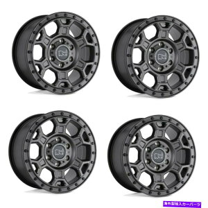 zC[@4{Zbg Zbg4 17 "ubNTC~bhqK^w/ubN{g17x8 6x130zC[45mm Set 4 17" Black Rhino MIDHILL GUNMETAL W/ BLACK BOLTS 17x8 6X130 Wheels 45mm Rim
