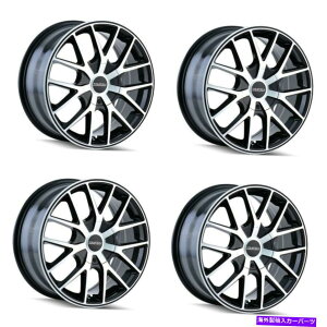 zC[@4{Zbg Zbg4 20 "c[TR60ubN/@BHtFCX/ubNO20x8.5 5x110/5x11540mm Set 4 20" Touren TR60 Black/Machined Face/Black Ring 20x8.5 5x110/5x115 Rim 40mm