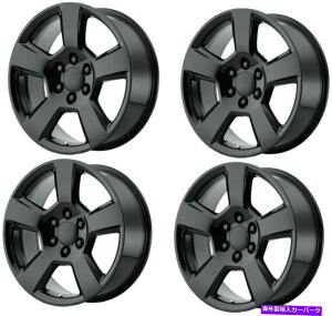 ホイール 4本セット セット4 20 "OE Creations PR183 20x9光沢ブラック6x5.5ホイール27mmトラックSUVリム Set 4 20" OE Creations PR183 20x9 Gloss Black 6x5.5 Wheels 27mm Truck SUV Rims