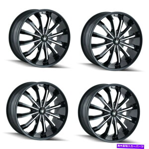 zC[@4{Zbg Zbg4 22 "}bcBt[WubN/@BHzC[22x9.5 5x4.5 5x12035mm Set 4 22" Mazzi Fusion Black/Machined Wheels 22x9.5 5x4.5 5x120 Rims 35mm