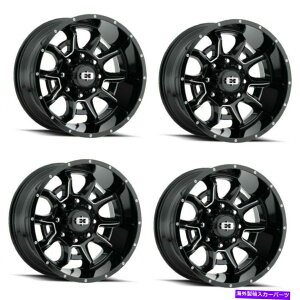 zC[@4{Zbg Zbg4 20 "rW415eOXubN~OX|[NzC[20x9 6x13512mm Set 4 20" Vision 415 Bomb Gloss Black Milled Spoke Wheels 20x9 6x135 Rims 12mm