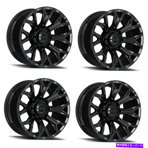 �z�C�[���@4�{�Z�b�g �Z�b�g4 20 worx 821b 20x10 8x180�O���X�u���b�Nw/�~���t�����b�v���S�z�C�[��-19mm���� Set 4 20 Worx 821B 20x10 8x180 Gloss Black w/ Milled Lip Logo Wheels -19mm Rims�y���s�A���i�z