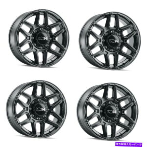 �z�C�[���@4�{�Z�b�g �Z�b�g4 20 �C�I��146�O���X�u���b�N�z�C�[��20x9 8x170�t�H�[�h�g���b�N8���O����18mm Set 4 20 Ion 146 Gloss Black Wheels 20x9 8x170 For Ford Truck 8 Lug Rims 18mm�y���s�A���i�z