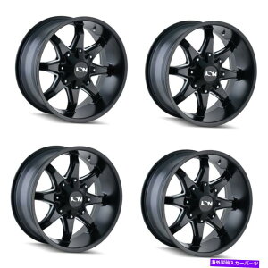 zC[@4{Zbg Zbg4 20 "CI181TeubN/~hX|[NzC[20x9 6x135 6x5.5 rims -12mm Set 4 20" Ion 181 Satin Black/Milled Spokes Wheels 20x9 6x135 6x5.5 Rims -12mm