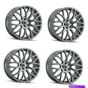 zC[@4{Zbg Zbg4 20 "Touren TR76Ot@CgzC[20x8.5 5x11235mm Set 4 20" Touren TR76 Graphite Wheels 20x8.5 5x112 Rims 35mm