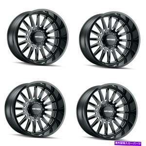 zC[@4{Zbg Zbg4 20 "Cw[gsAubNw/~OX|[NzC[20x9 5x5.5gbN0mm Set 4 20" Mayhem Utopia Black W/Milled Spokes Wheels 20x9 5x5.5 Truck Rims 0mm