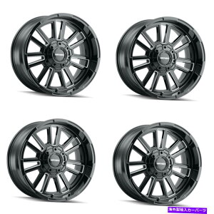 zC[@4{Zbg Zbg4 20 "CwA|ubNW/~hX|[NzC[20x9 5x5 5x5.50mm Set 4 20" Mayhem Apollo Black W/Milled Spokes Wheels 20x9 5x5 5x5.5 Rims 0mm