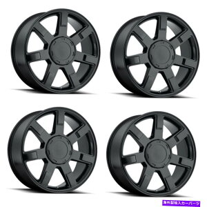 ホイール 4本セット セット4 22 "OE Creations PR122 GLOSS BLACK 22x9 6x5.5ホイール31mmトラックSUVリム Set 4 22" OE Creations PR122 Gloss Black 22x9 6x5.5 Wheels 31mm Truck SUV Rim